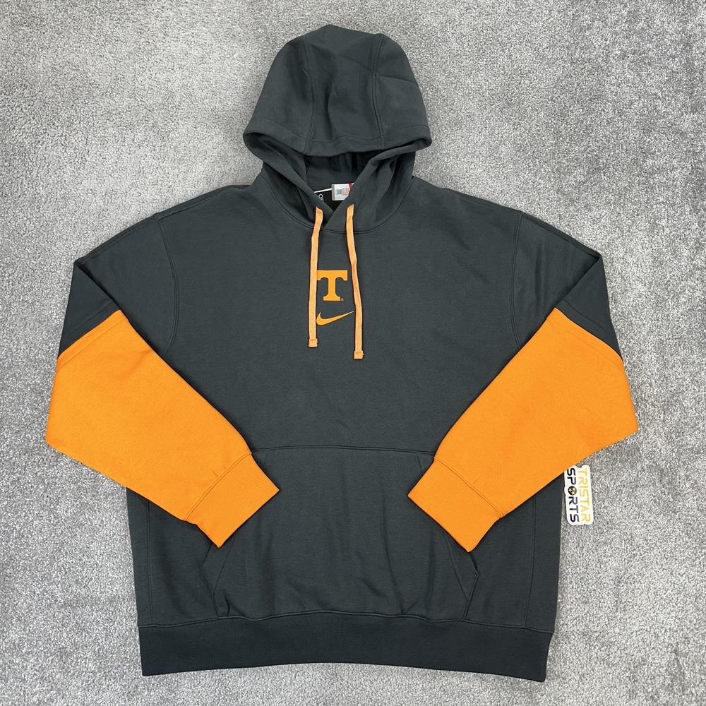 Tennessee Volunteers Hoodie Mens XL Gray Orange Pullover Nike PE Team Issue Vols